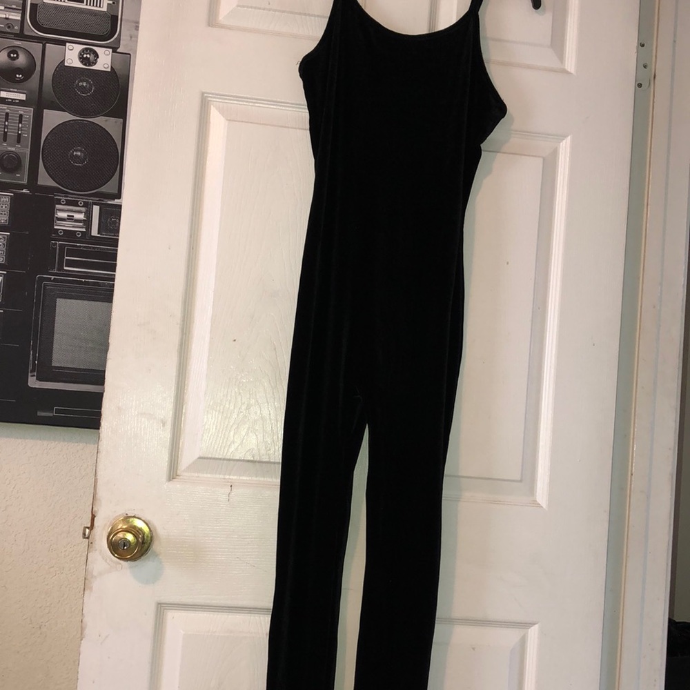 Velvet jumpsuit